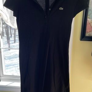 Lacoste Black Polo Dress